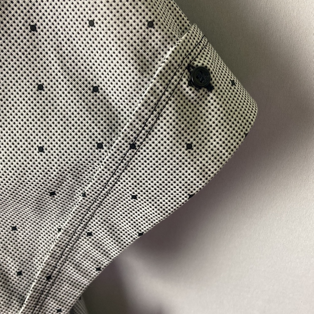 Liz, Claiborne, 2X, black and white short sleeve shirt - Picture 3 of 8